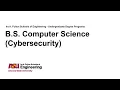 Fulton Schools Degree Webinar BS Computer Science Cybersecurity