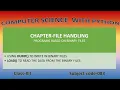 Class 12 Ch 5 File Handling in PYTHON Programs on BINARY FILES IMPLEMENTING load dump part10