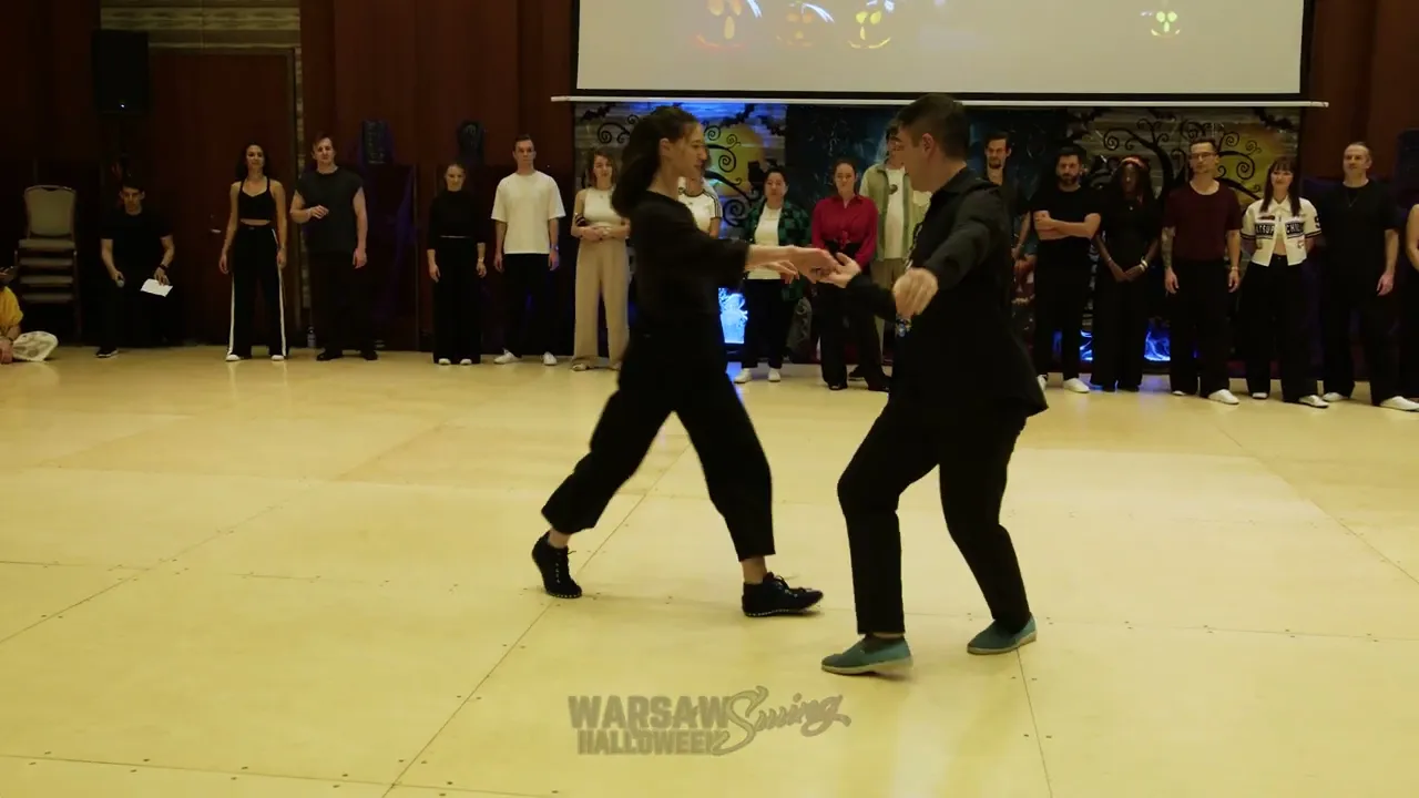 Alexandre Zaag & Alexa Partos - 4th place Advanced Jack&Jill Finals - Warsaw Halloween Swing 2025