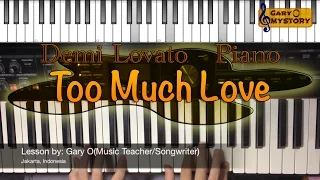 Download Demi Lovato - Too Much Love Song Cover Easy Piano Tutorial/Keyboard Lesson FREE Sheet Music NEW 2016 MP3