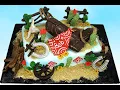 Country Western Rodeo Cowboy Bonanza Father s Day Cake Decorating How-to Tutorial Part 1