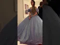 Getting dressed as Cinderella in a hotel room