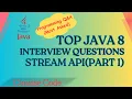 Java 8 Stream API Interview Coding Questions Part 1 Most Asked concisecode