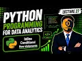 Lec 27 Python 16 Ternary Operators vs If-Else Statements Practical Implementation