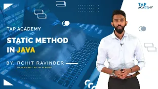 Static Methods in Java TAP Academy