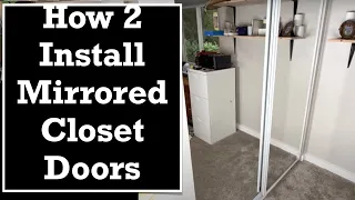 DIY RELIABILT Brand Mirrored Closet Doors Installation Directions Lowe s Reliabilt Brand Doors