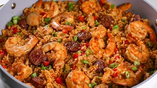 One Pot Chicken, Sausage & Shrimp Jambalaya | Sunday Rice: Ep. 6
