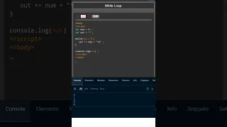 Creating while Loop Javascript