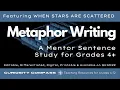 Show-Don t-Tell Metaphor Writing Figurative Language Anchor Charts When Stars Are Scattered