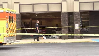 Car crashes through Badcock Furniture store building while doing a food review Tava s Diner