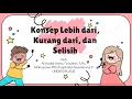 Download Lagu Konsep Lebih Dari, Kurang Dari, dan Selisih Mata Pelajaran Matematika Kelas 1 SD