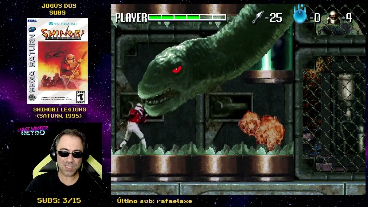 Shinobi Legions (Saturn) - 2° Dia (Jogos dos Subs)