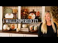 I Gave My Hutch A Fall Makeover Wallpaper Cozy Fall Decorating Ideas