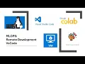 MLOps VsCode Remote Development