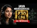 Microservices Interview for Senior Java Developers 30 LPA Saga Pattern Resilience4j