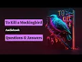 To Kill a Mockingbird by Harper Lee - Lecture Questions and Answers book