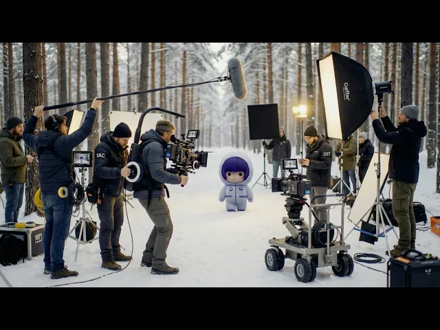 Let’s have some fun behind the scenes! 🎬🎄  -  Pepol Series