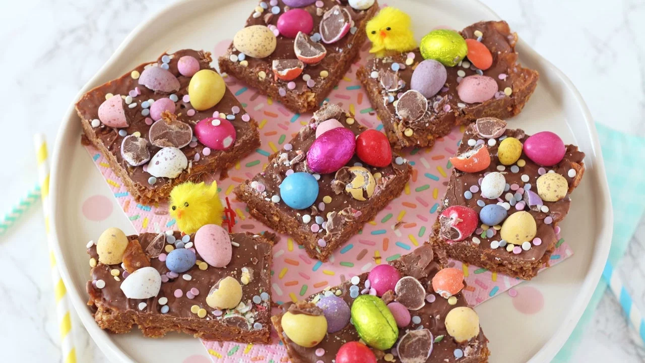 Easter Cornflake Crunch - No Bake Easter Egg Dessert