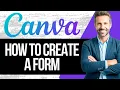 How to Create a Form in Canva Full Tutorial 2025