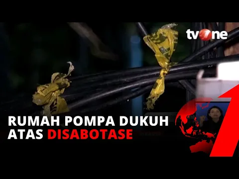 Sabotase Rumah Pompa di Jakarta, Pelaku Potong Kabel Listrik Penghubung | tvOne