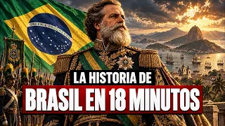 ✅ La HISTORIA DE BRASIL en 17 minutos | Resumen fácil y divertido