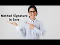Method Signature in Java Explained Must-Know for Beginners