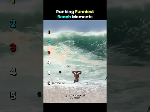 Ranking Funniest Beach Moments #usa