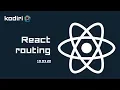 ReactJs workshop - routing