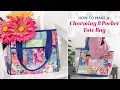 How To Make a Charming 8 Pocket Tote Shabby Fabrics