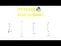 Prime number in python Prime number 2