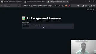 Ai Background Remover Python Mini Project