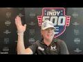 Interview with Meyer Shank Racing team Owner Mike Shank following Indy 500