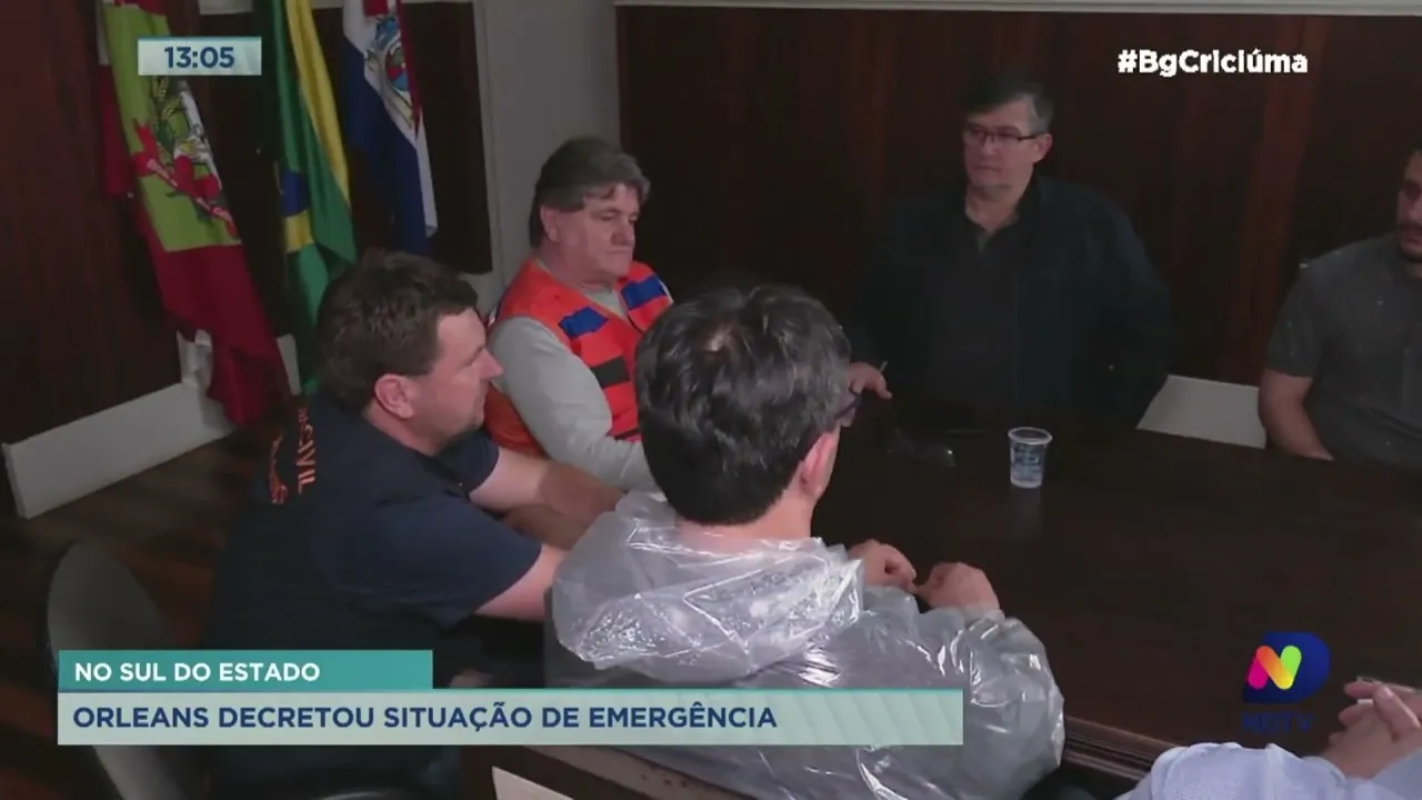 Fortes Chuvas: em Orleans e Lauro Muller alagamentos deixam as forças de segurança em alerta