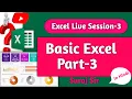Basic Excel Part-3 full excel course in hindi Excel Tutorial for Beginners in Hindi excelformulas