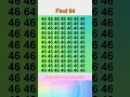 Can You Find the Number 64