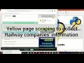 Yellow pages and Business directory scraping using python