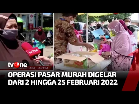 Warga Serbu Pasar Murah yang Digelar Pemprov DKI Jakarta