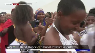 reed dance nonhlakanipho magwaza with the maidens as they celebrate 40 years of umkhosi wohlanga