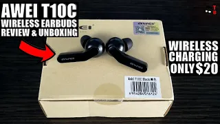 Download AWEI T10C REVIEW: $20 Wireless Charging TWS Earbuds MP3