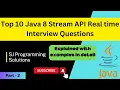 Java 8 coding interview questions - Employee Management System Real time Interview Questions