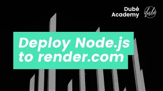 Deploy Your Node js Application to render com