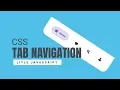Awesome CSS Tab Navigation - Responsive Navigation Menu