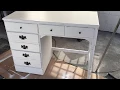 DIY Desk Makeover Free Craig s list Ethan Allen Great project for all skill levels