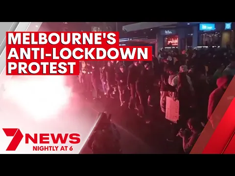 Download MP3 Police outnumbered at Melbourne anti-lockdown protests  | 7NEWS