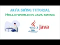 Hello World Java Swing