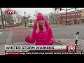 Alexandra Steele has a look at the light dusting of snow reported in Cherokee County