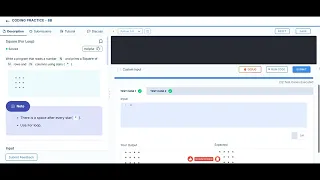 Python Coding Practice-8B For Loop Square NxtWave CCBP 4 0