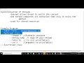Thread Synchronization in java
