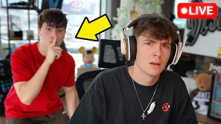 Sneaking Into Fortnite YouTuber's Videos!