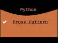 4 Proxy pattern - Controlling object access